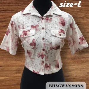 Ladies Cotton Full Print Top